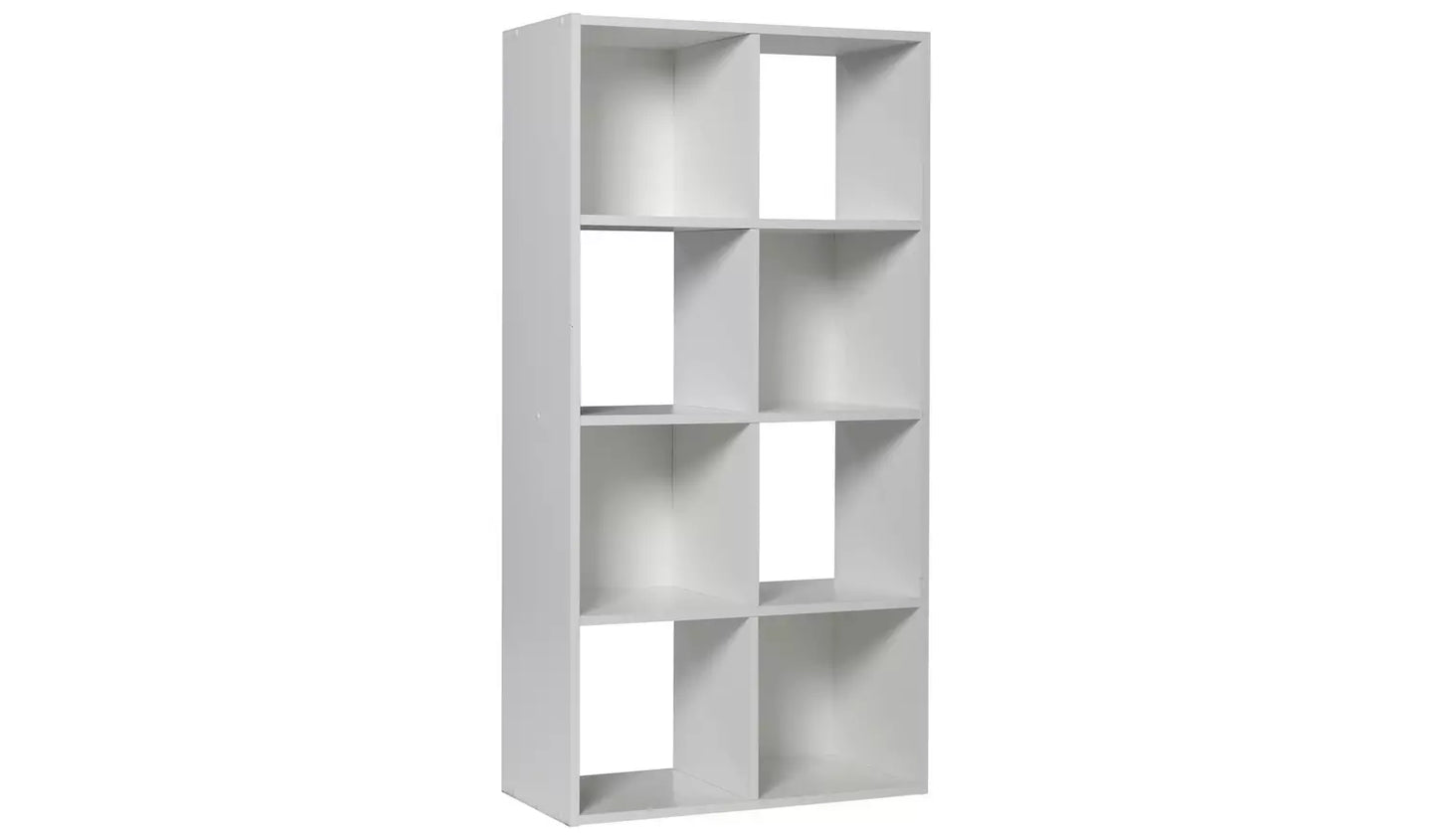 Assembled Squares 8 Cube Storage Unit - White